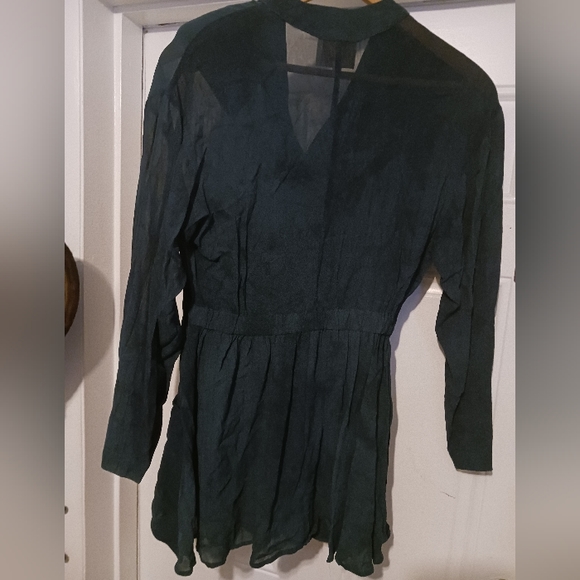 MZM Sport Light Weight Rayon Blouse Small👚Women,Adjustable Waist.🛍 - Picture 3 of 10